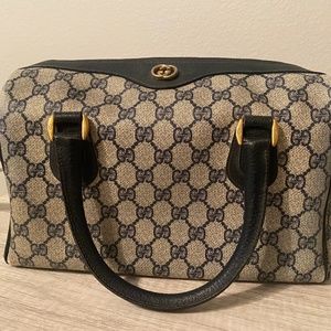Authentic Vintage Gucci Ophieda Navy GG bag